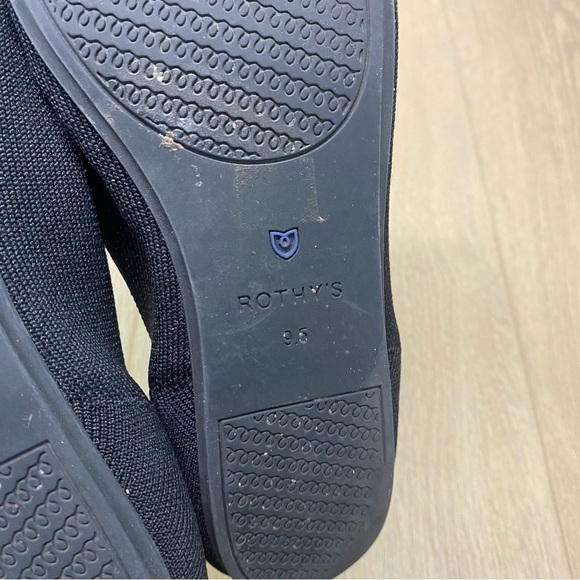 - Rothy’s square toe black - size 9.5 - Picture 6 of 7